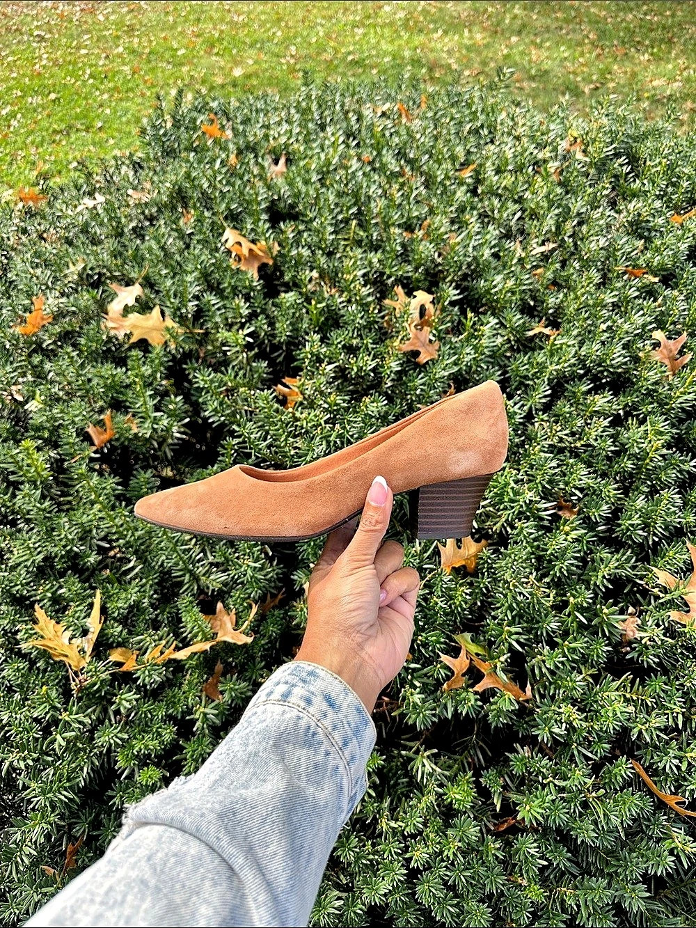 Clark’s Pointed-Toe Pumps in Brown Like New
